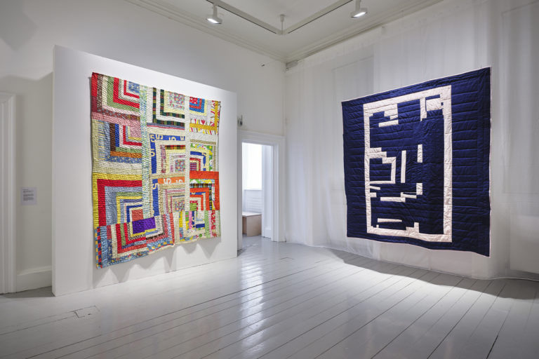 Gallery thumbnail. Installation View, Kith & Kin: The Quilts of Gee's Bend, IMMA, Dublin, 2025. Photography by Ros Kavanagh