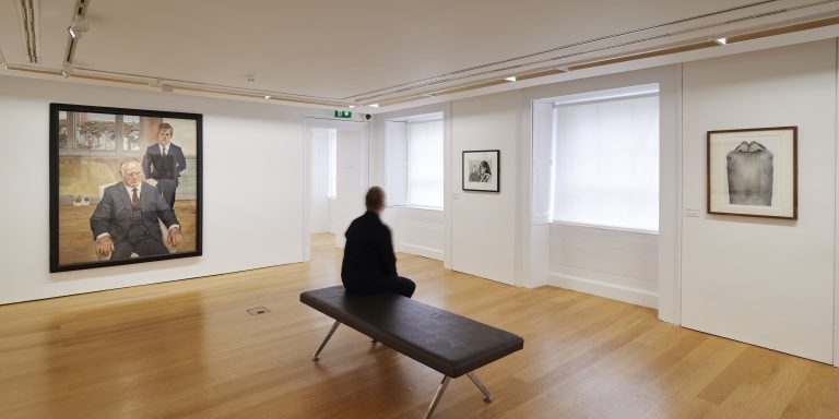 Gallery thumbnail. Installation view of IMMA Collection: Freud Project, Gaze. Photo: Ros Kavanagh.