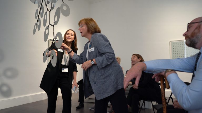 Gallery thumbnail. Irish Dementia Working Group on an Azure Tour at IMMA / Photo by Killian Waters